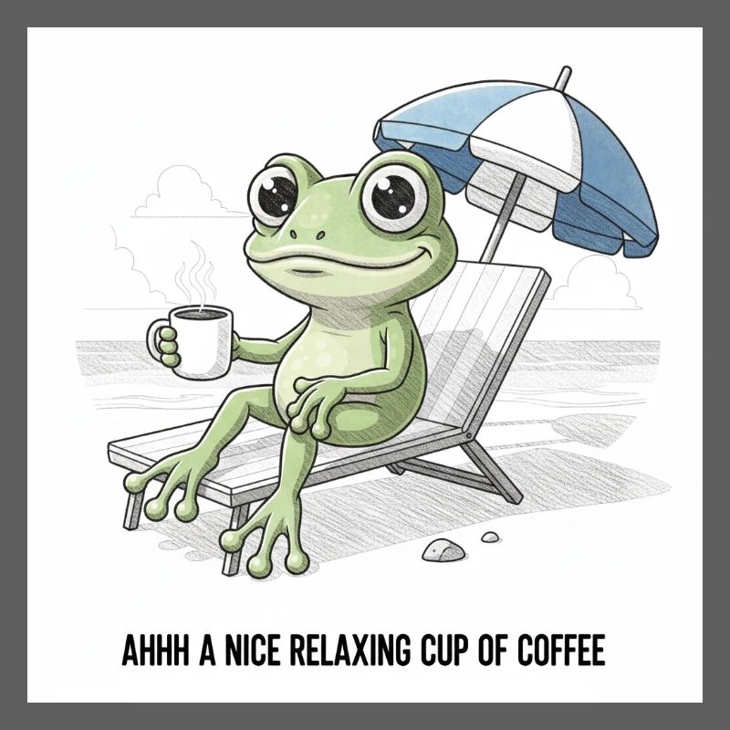 Frog Beach Coffee Chill