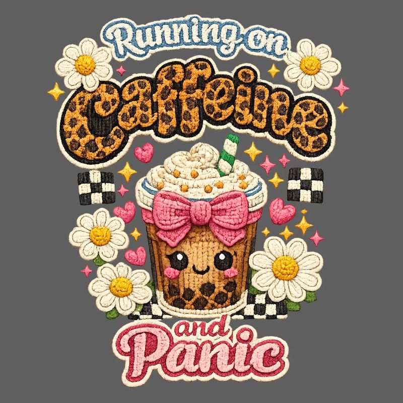 Café Chaos Patch Leopard Latte