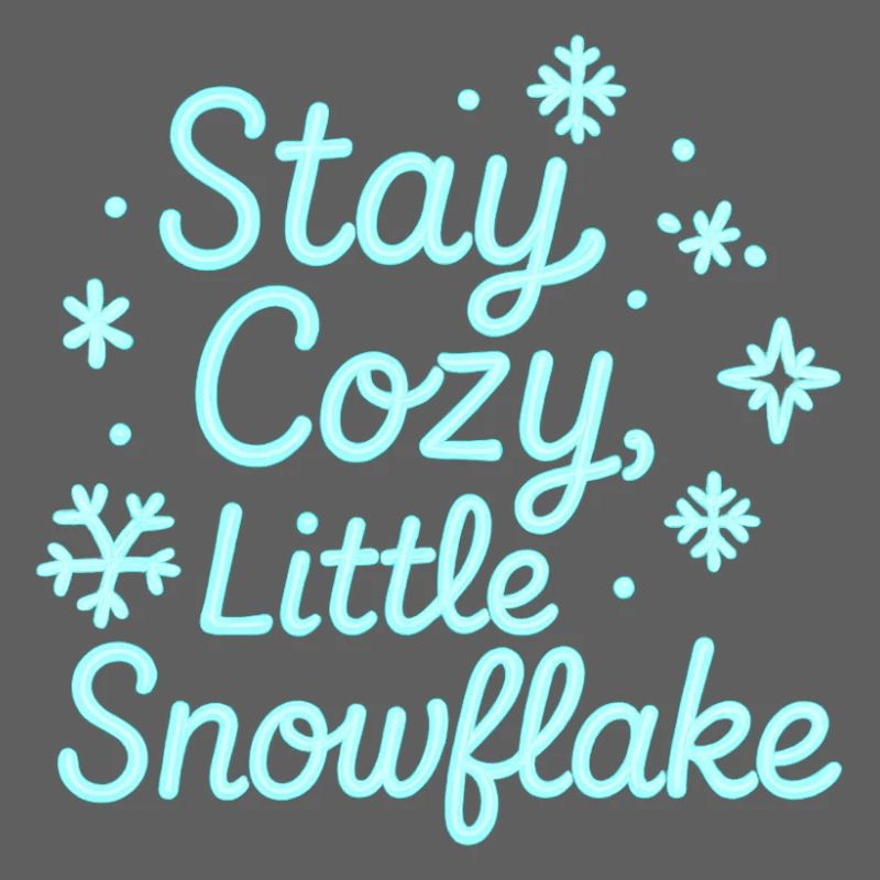 Reste Confortable Néon Script