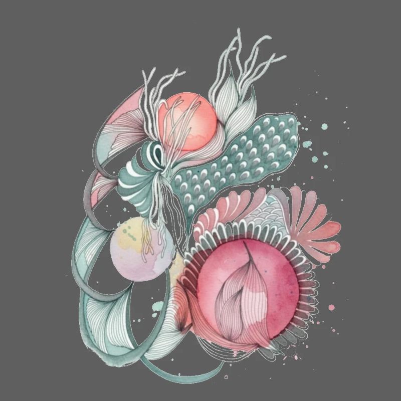 Mer de fleurs Wave Art