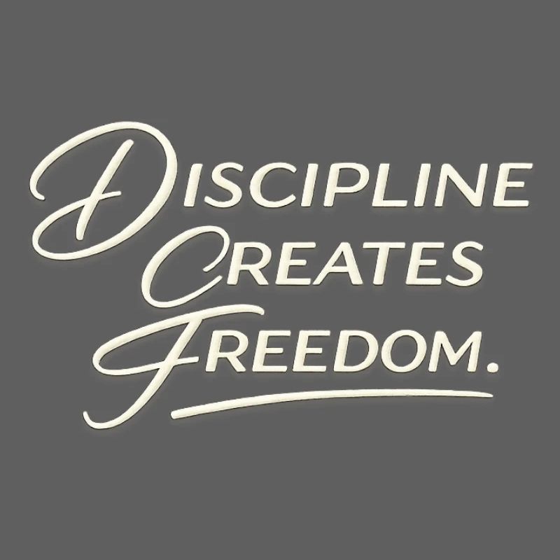 Discipline Creates Freedom Script