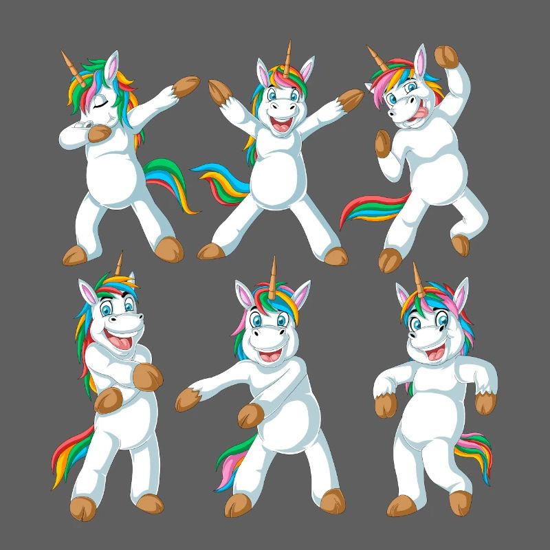 Unicorn dabbing