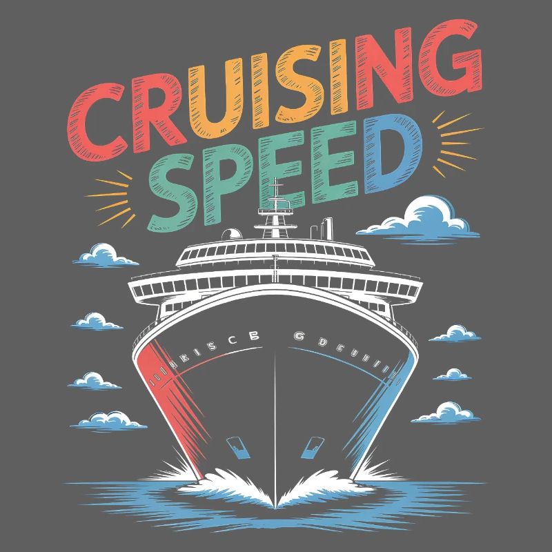 Impression d’un navire de croisière de croisière rapide