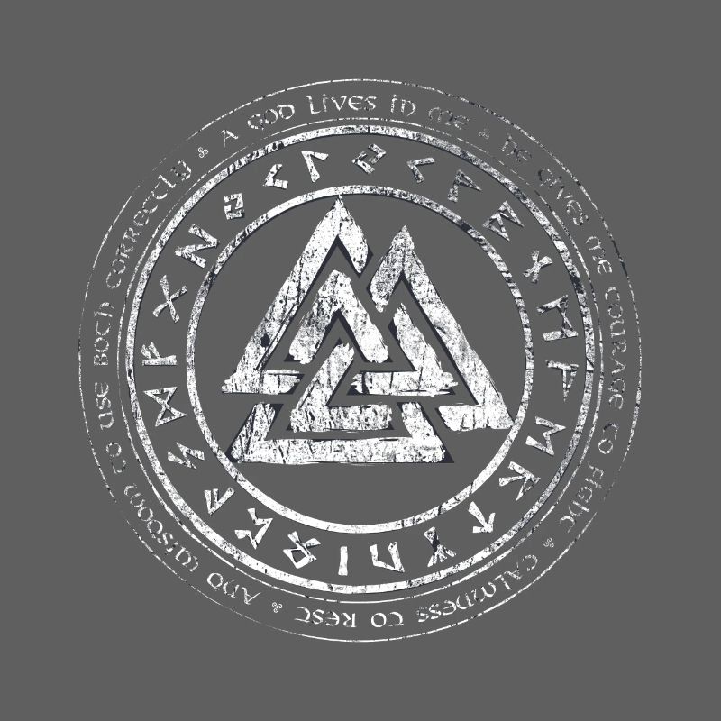 Valknut Wikinger Kelten Germanen Knoten Runen