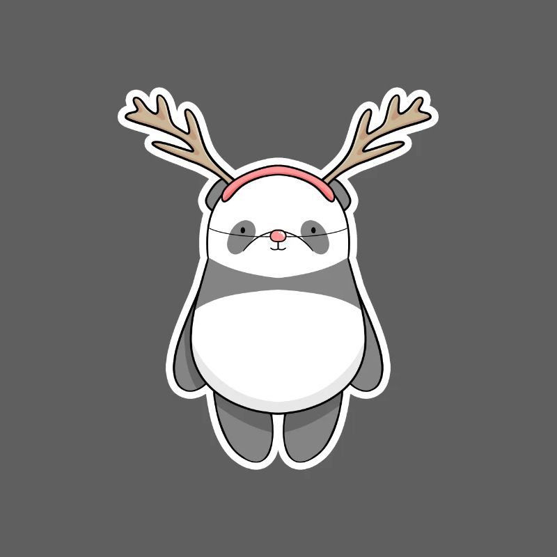 Panda de Noël