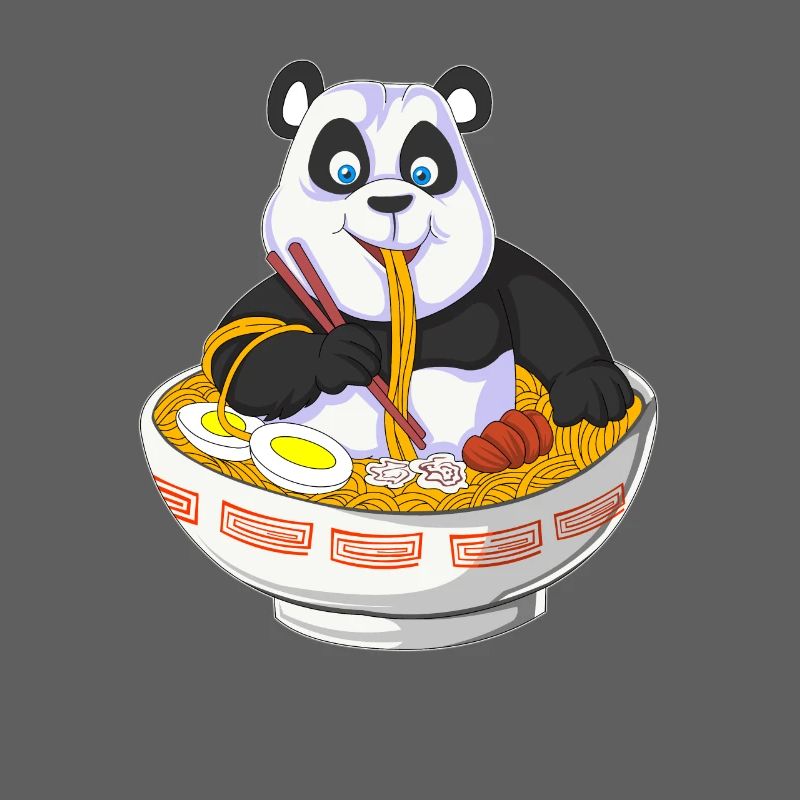 panda anime manger ramen