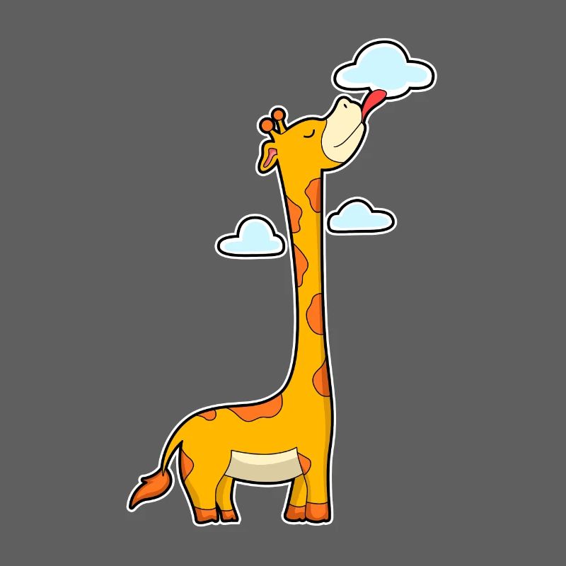 Giraffe Clouds