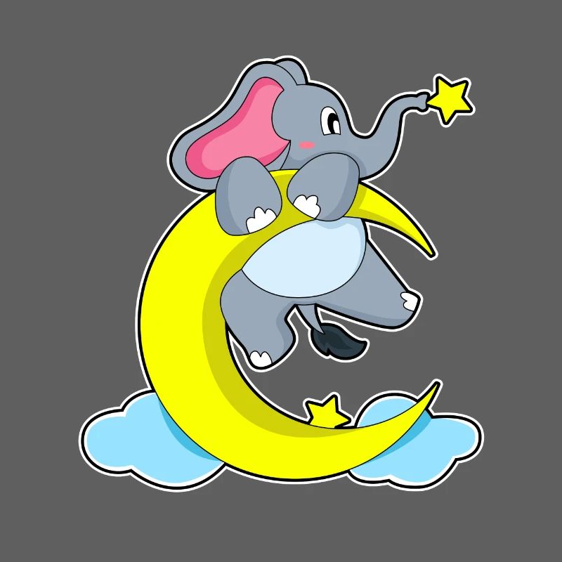 Lune éléphant