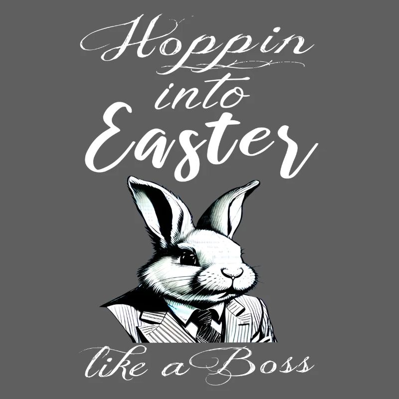 lapin de Pâques élégant avec costume et cravate