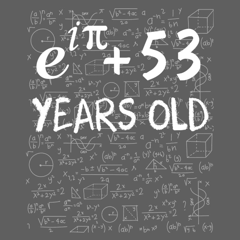 52e anniversaire 52 ans Euler Identité cadeau math