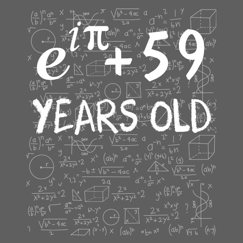 58e anniversaire 58 ans Euler Identité cadeau math