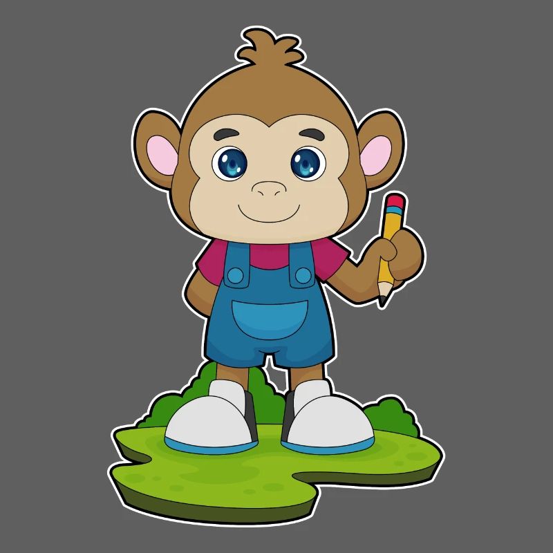École de crayons Monkey Student