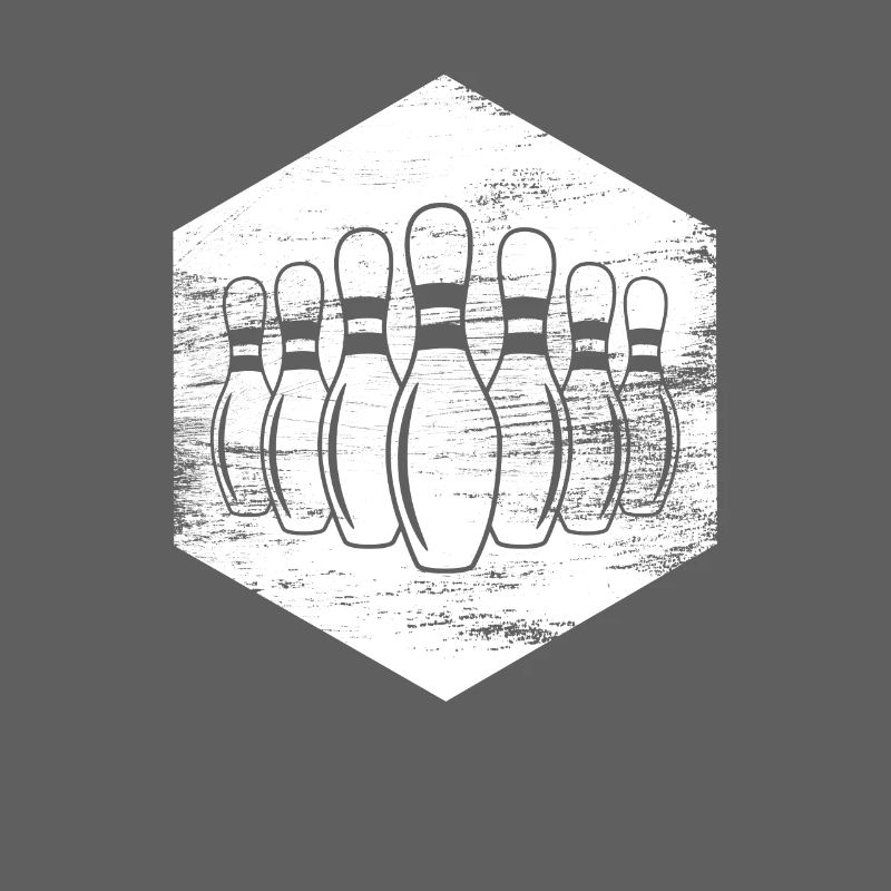 Dessin d’épingles de bowling
