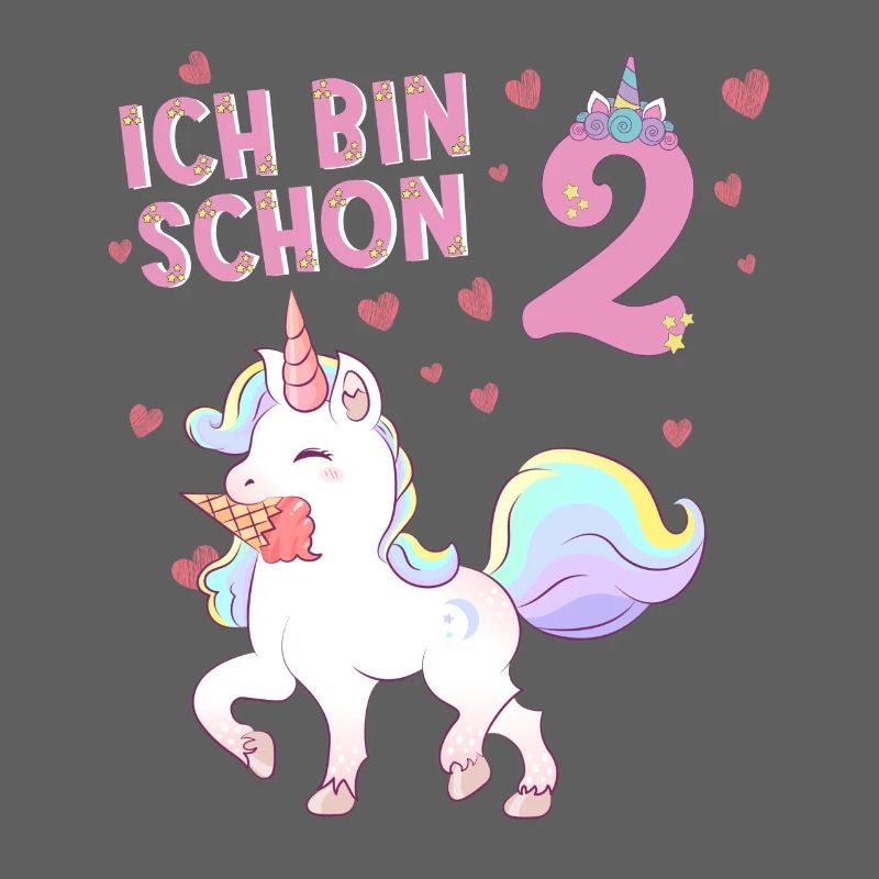 ich bin schon 2 Einhorn 