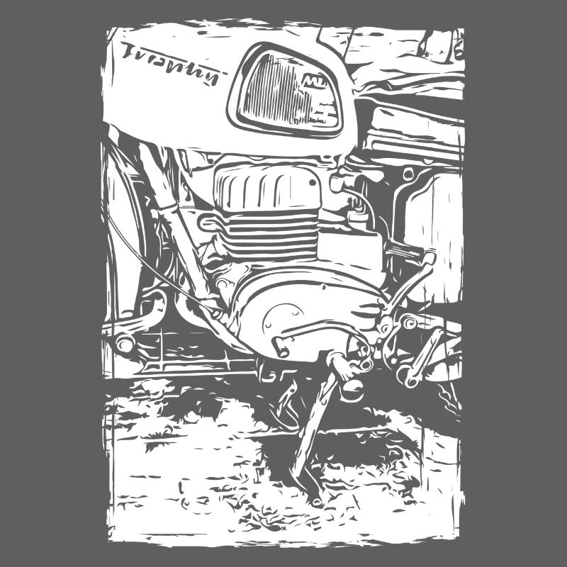 MZ ES 250 Engine Block Footprint