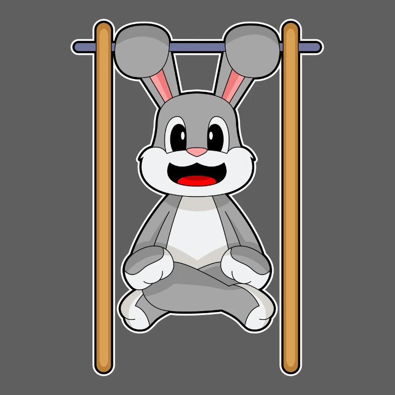 Bunny Bodybuilder Pull-ups Bodybuilding