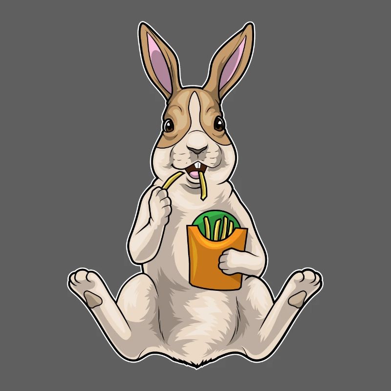 Frites lapin