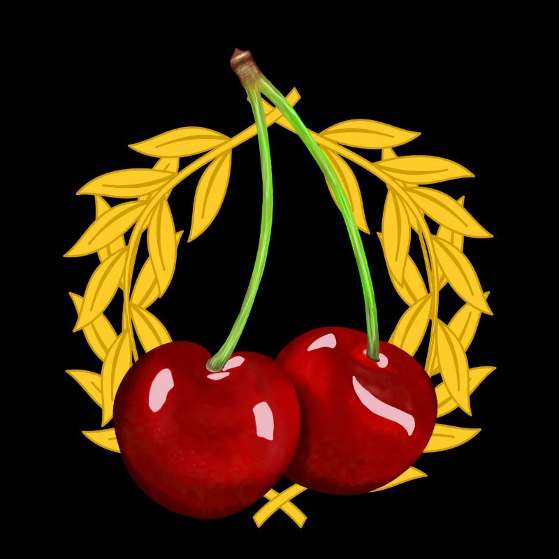 Summer Cherry Cherries Laurel Wreath Fruit Fruit
