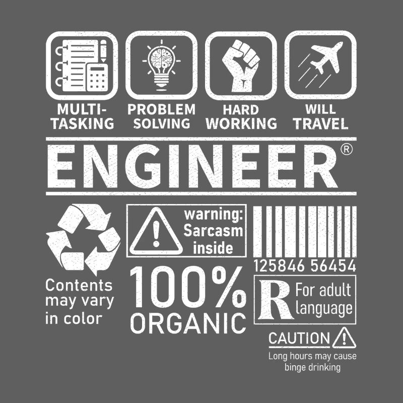 engineer multitasking problem solving hard working