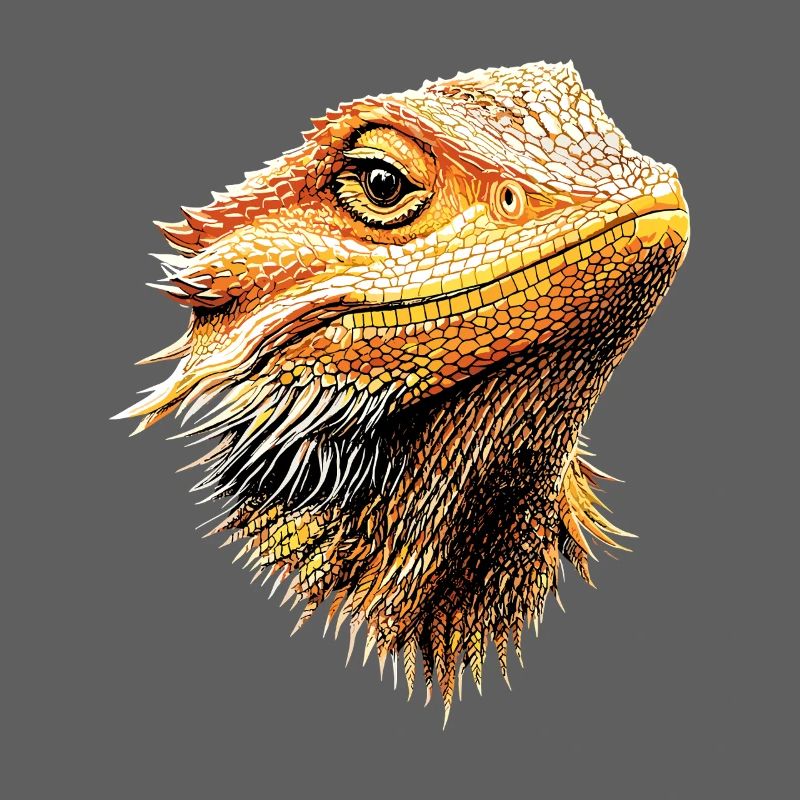 Bartagame Echse Bearded Dragon Süße Bartagamen