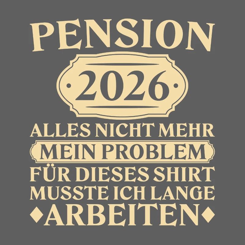 Pension 2026 - Not my problem - Pensioner