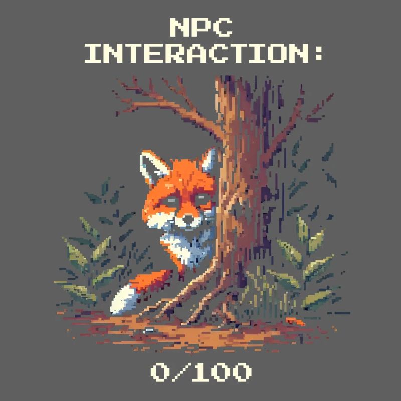 NPC Interaction: 0/100 | Introversion humor