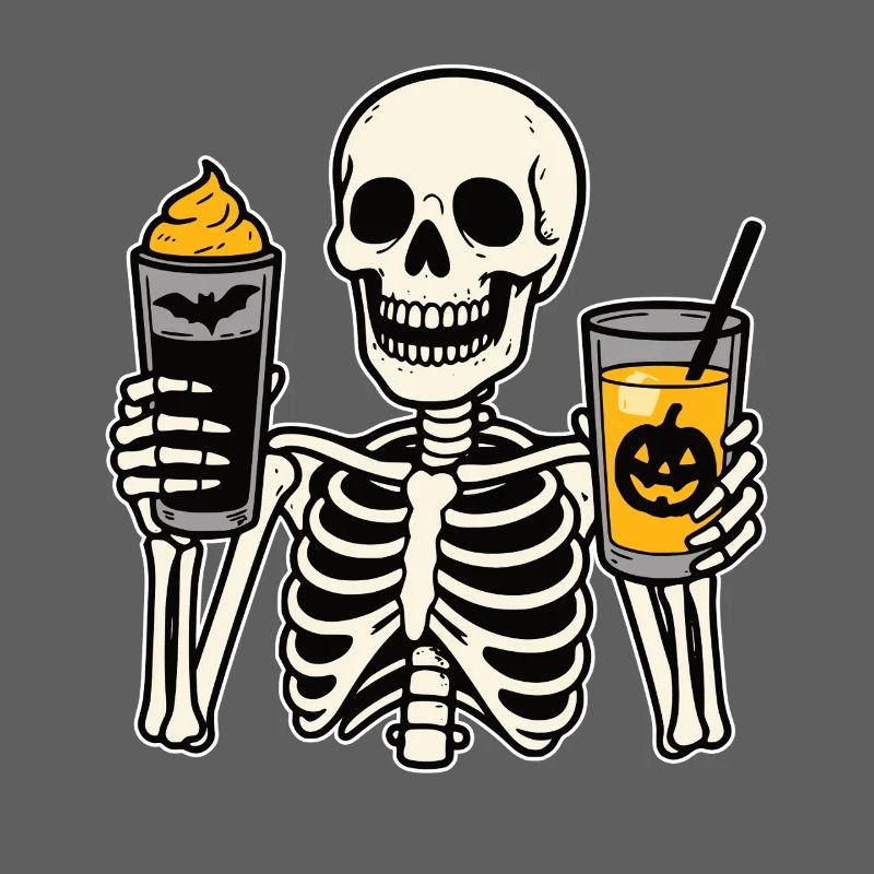 Halloween Skeleton Drinks