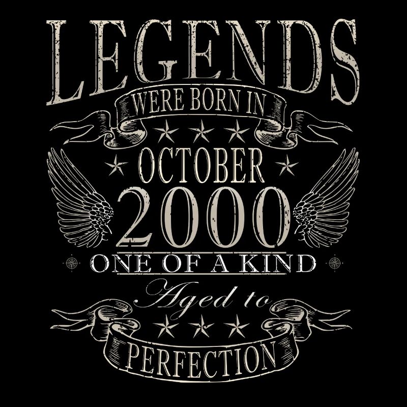 25th Birthday Legend October Year 2000