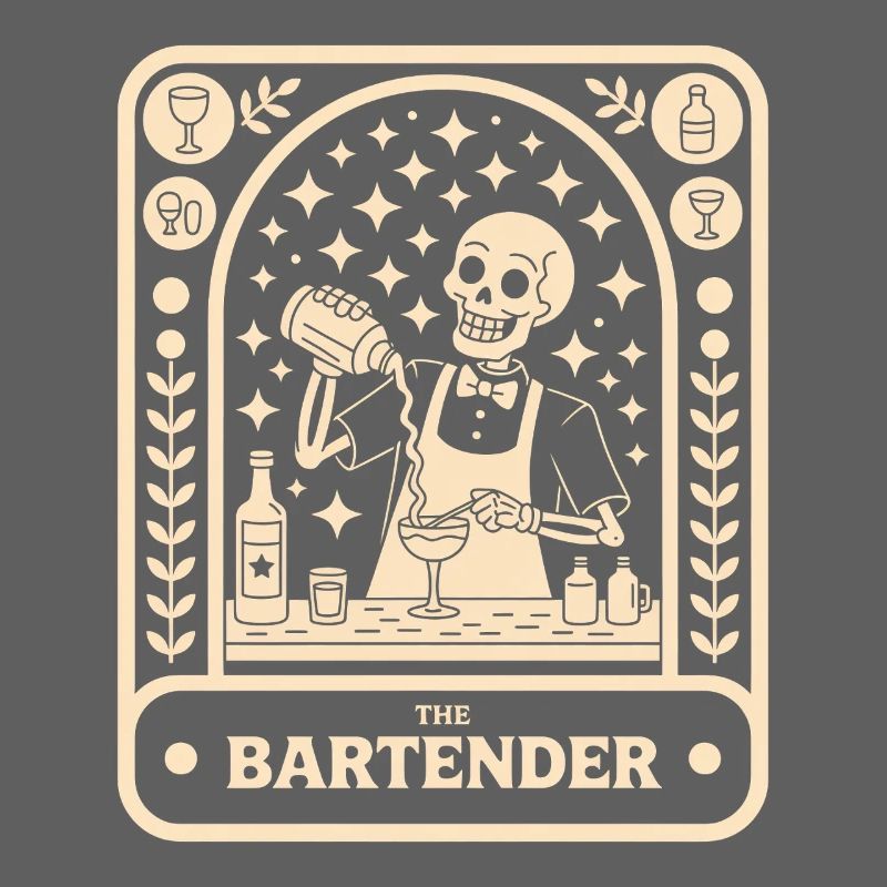 Bartender Barman The Bartender Tarot Cocktail