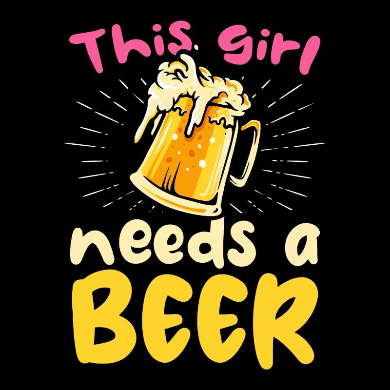 Dieses Mädchen braucht ein Bier