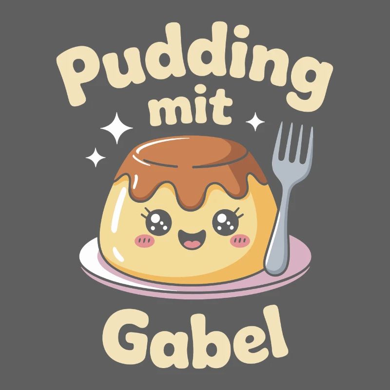 Pudding Mit Gabel