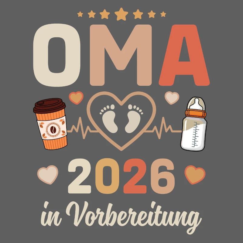 Oma 2026 In Vorbreitung Werdende Großmutter 2026