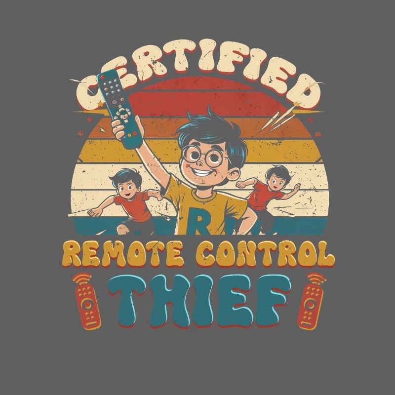 Geschwister Bruder Schwester Remote Control Thief