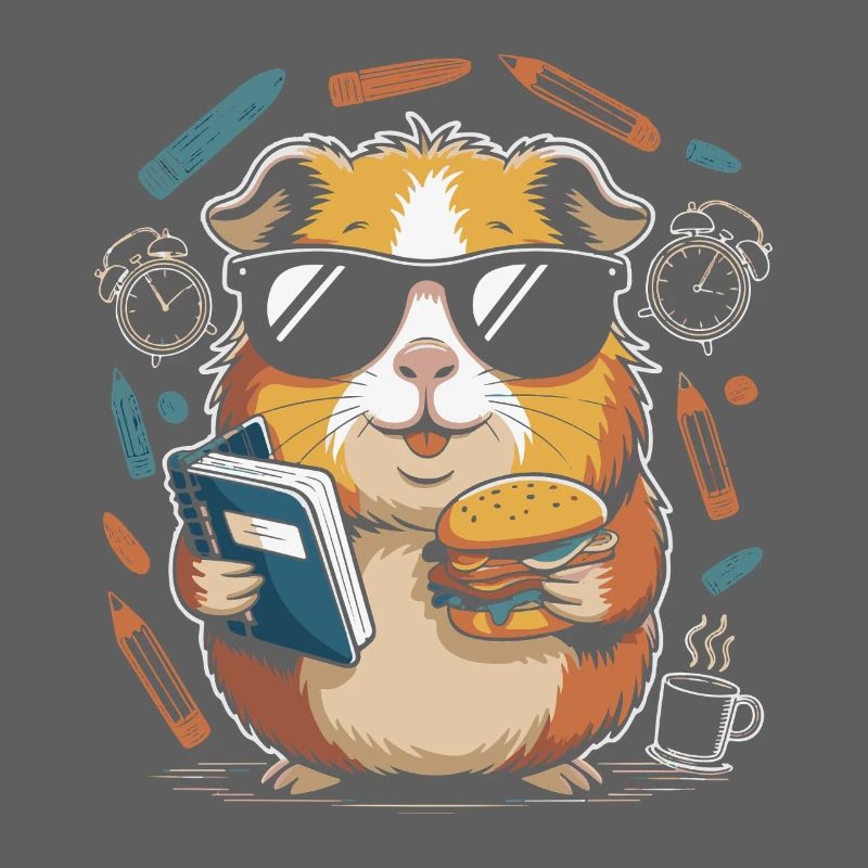Buchheld Hamster mit Burger
