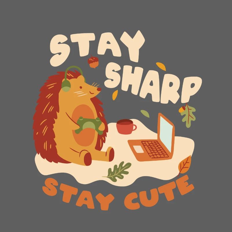 Igel Tag Hedgehog Day Stay Sharp Stay Cute