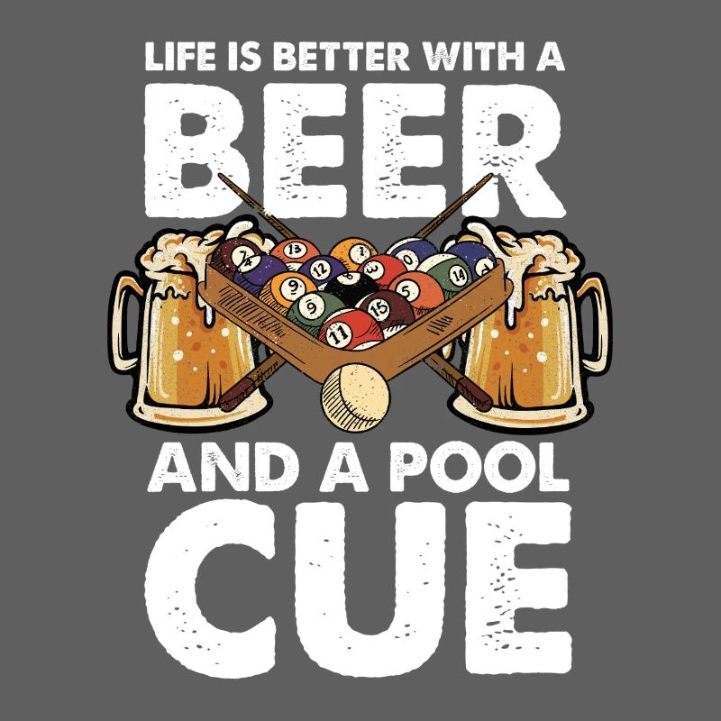 Bière, billard et queue