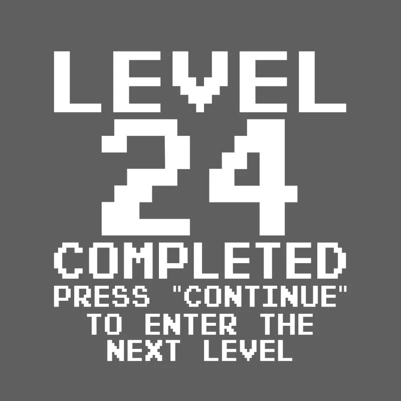 Niveau 24 terminé – Pixel Retro