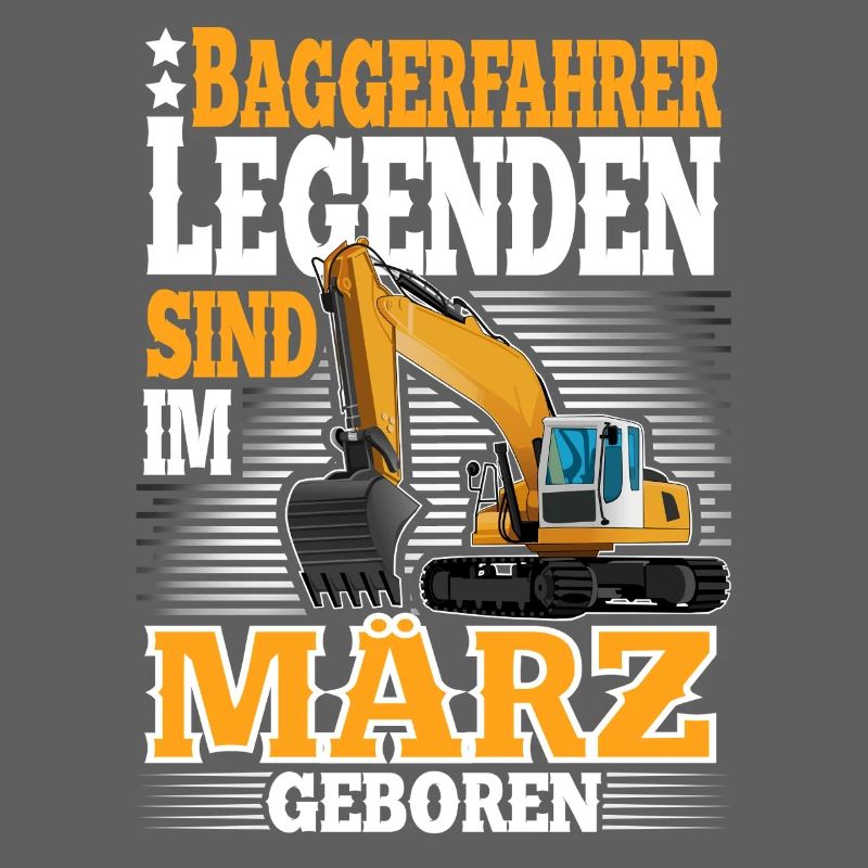 Baggerfahrer Geburtstag März