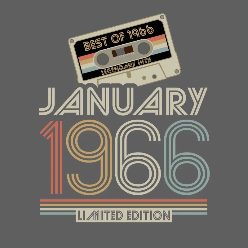 Legendary since January 1966, Retro, Geburtstag