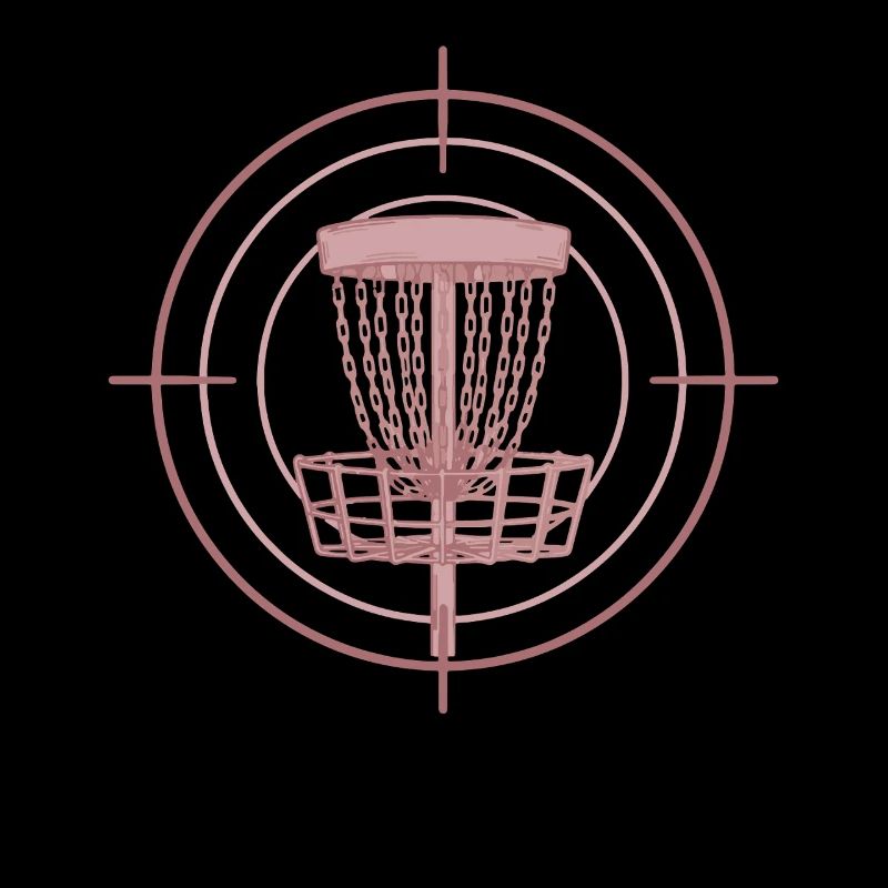 Disc Golf Basket Target Funny Disc Golfer Flying
