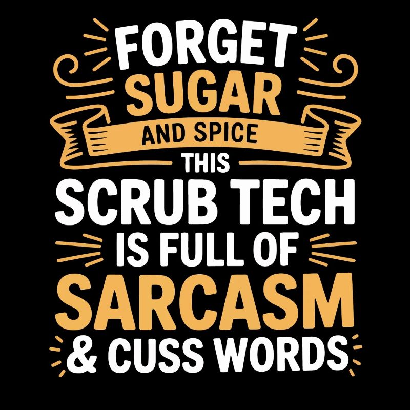 Tech Sarcasm Scrub Humor