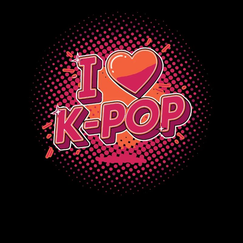 J’adore la musique coréenne K-pop, anime mignon, la pop coréenne