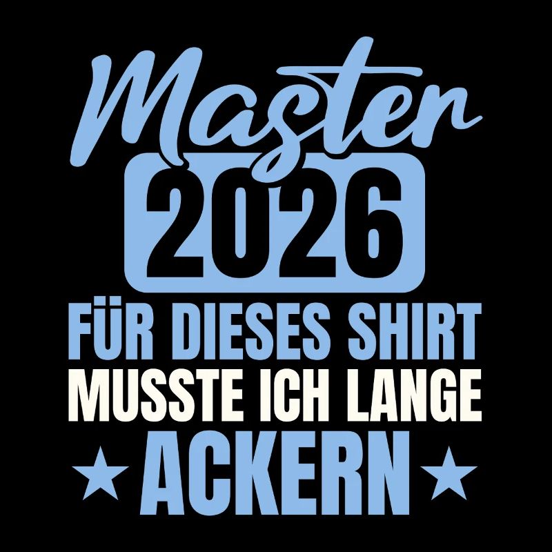 Master 2026 Bestanden Studium Abschluss Geschenk
