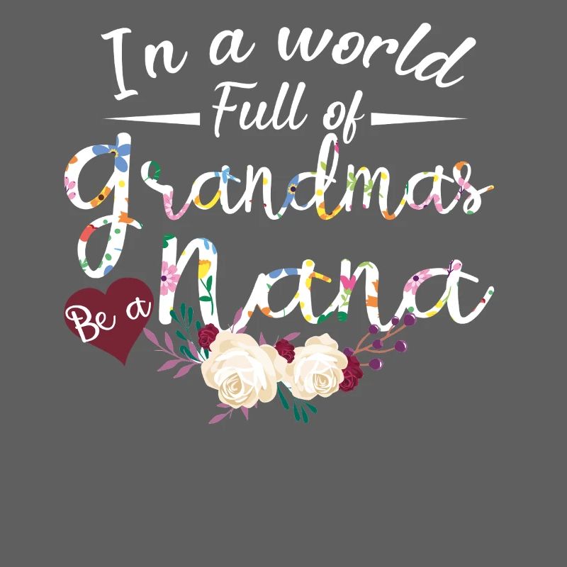 Nana-Blumenhemd Geschenk zum Muttertag der Großmutter
