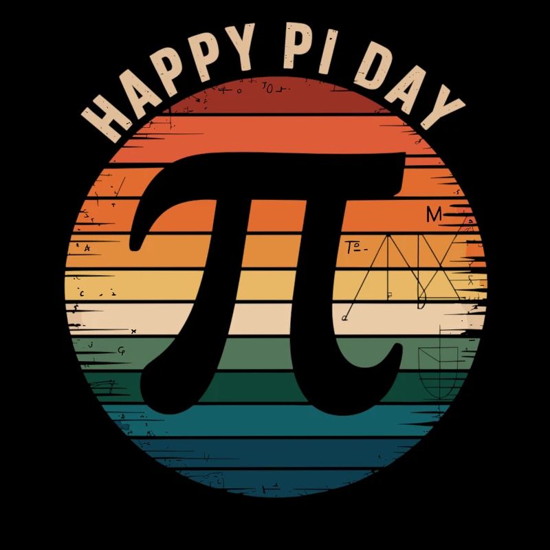 Joyeuse Jour Pi Shirt Cadeau Rétro Math