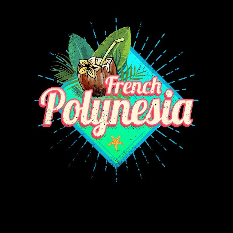 French Polynesia in the Pacific Island Souvenir