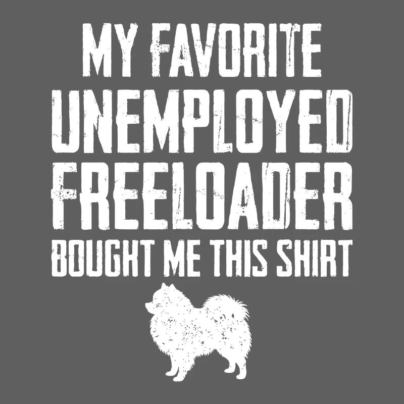Funny Pomeranian Freeloader