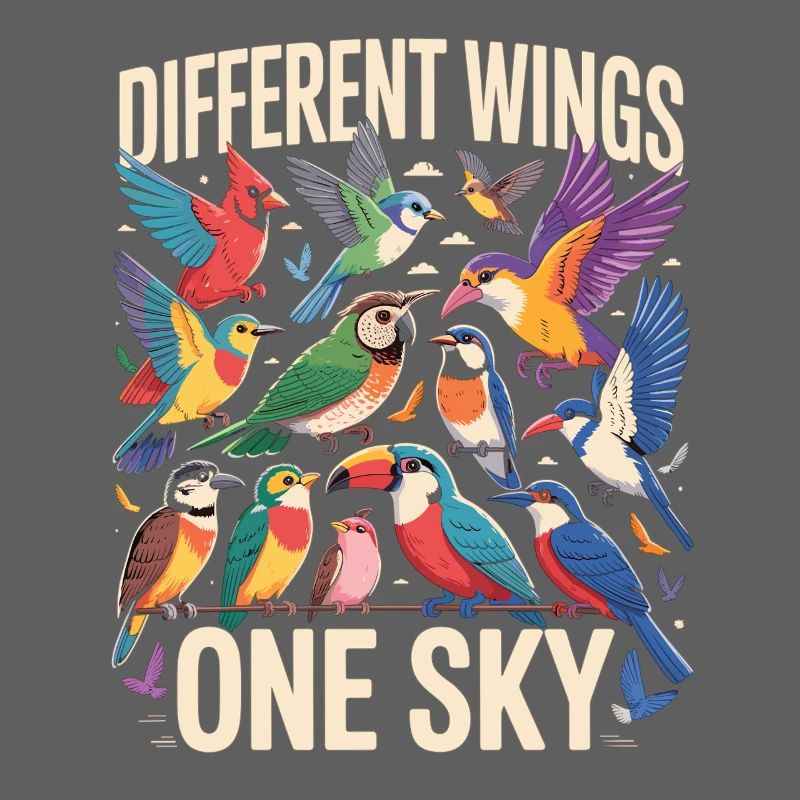 Different Wings One Sky Vogel
