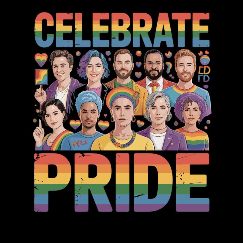 Celebrate Pride LGBT Regenbogen Diversity