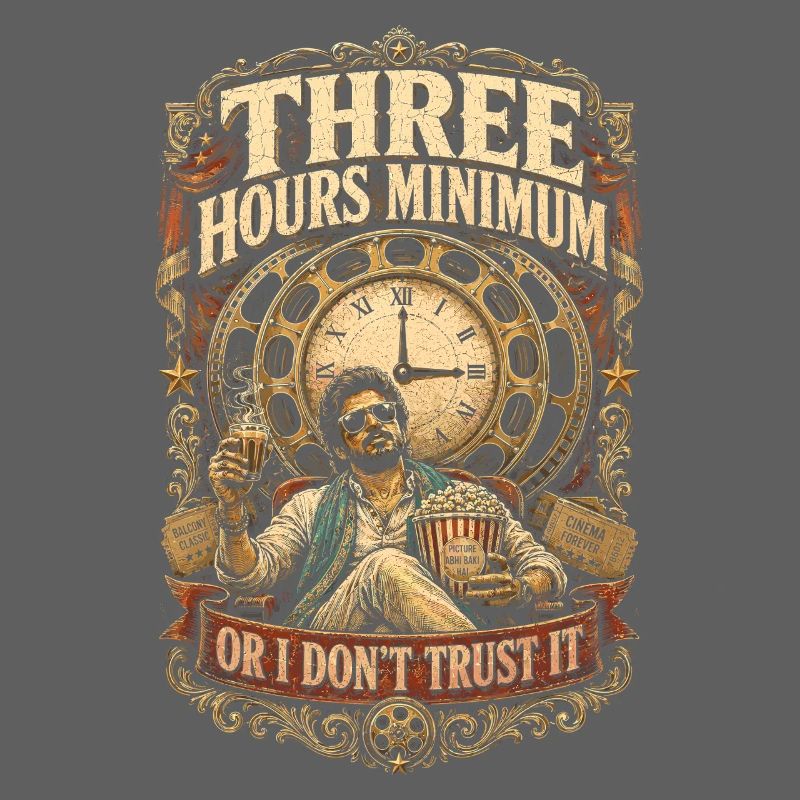 Bollywood Three Hours Minimum Or I Dont Trust It